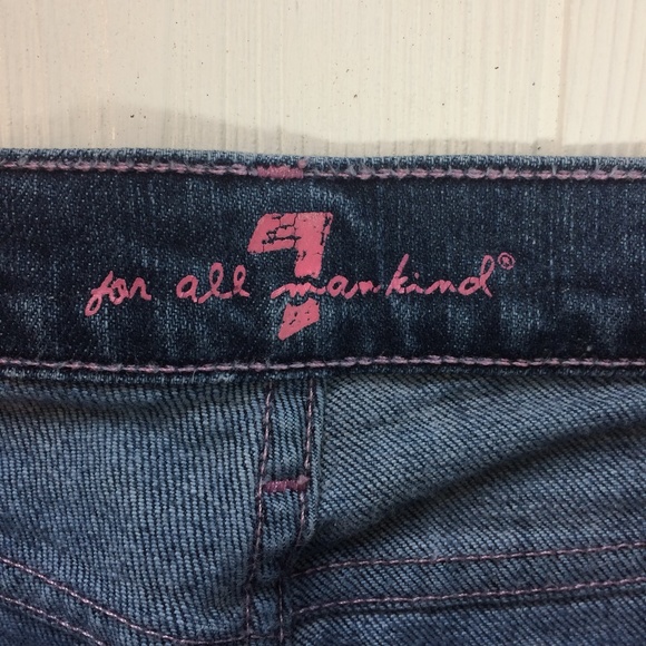 7 For All Mankind Josefina Skinny Boyfriend SZ 28 - Picture 7 of 8